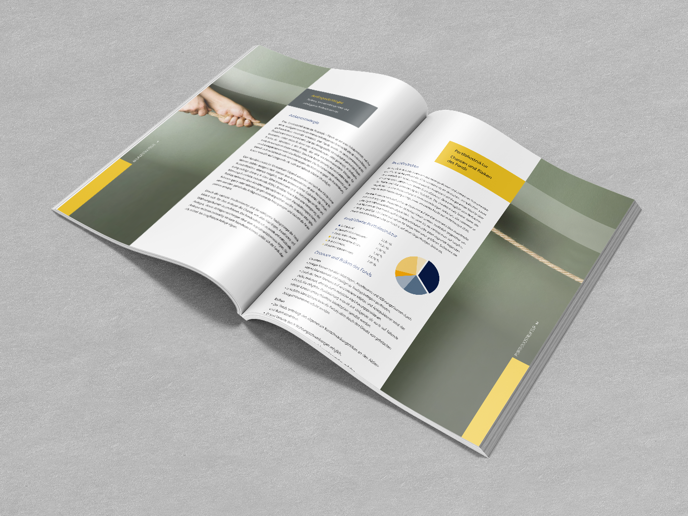 Strategie Eins – aufgeschlagenes Finanzmagazin